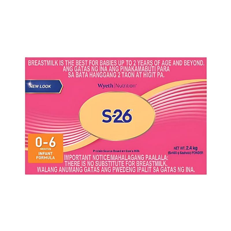 S-26 Infant Formula Milk 0-6 Months 2.4kg