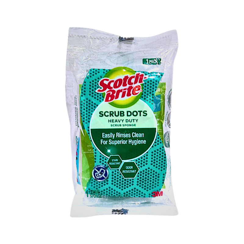 Scotch Brite Scrub Dots Heavy Duty Sponge