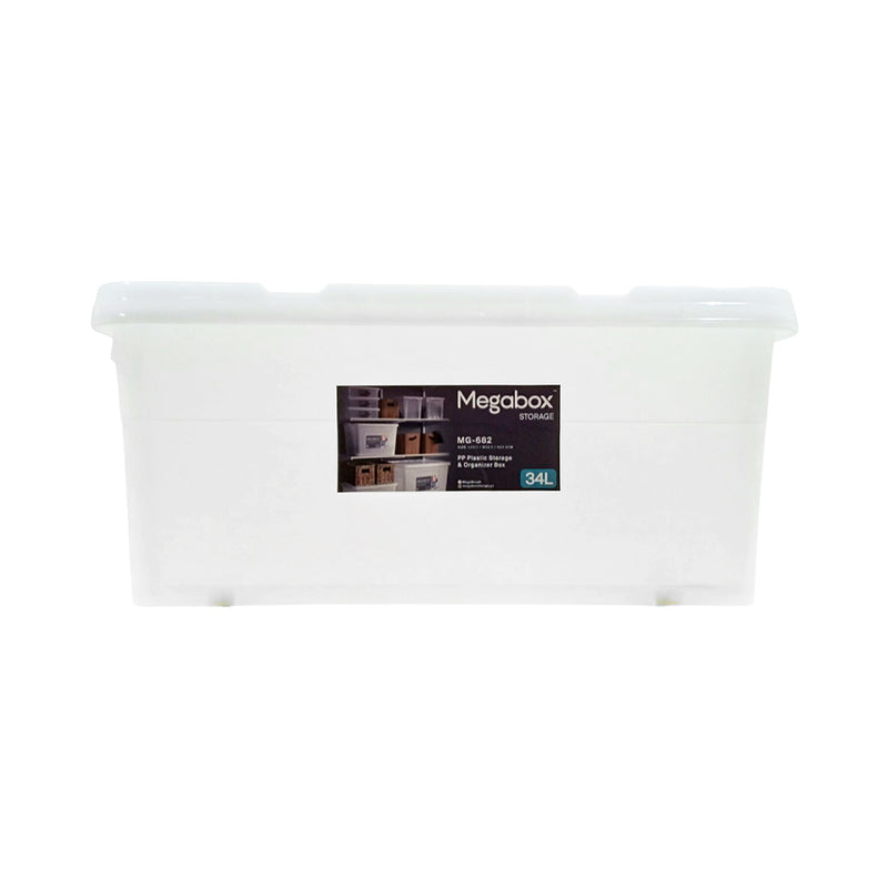 Megabox Storage Box White 34L