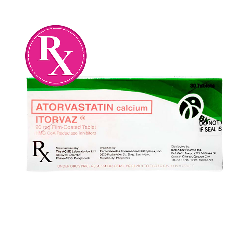 Itorvaz 20mg Film Coated Tablet 1's