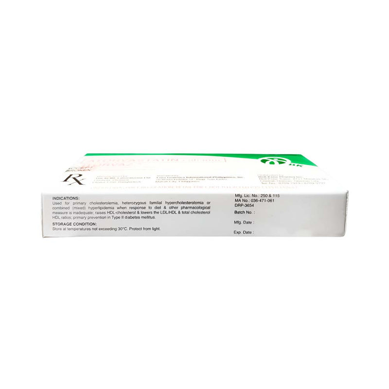 Itorvaz 20mg Film Coated Tablet 1's