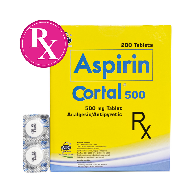 Cortal 500 Aspirin 500mg Tablet