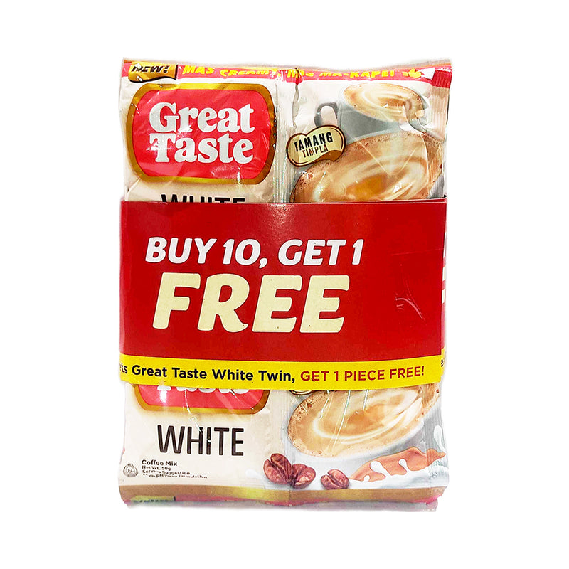 Great Taste 3in1 White Twin Pack 50g 10's + 1