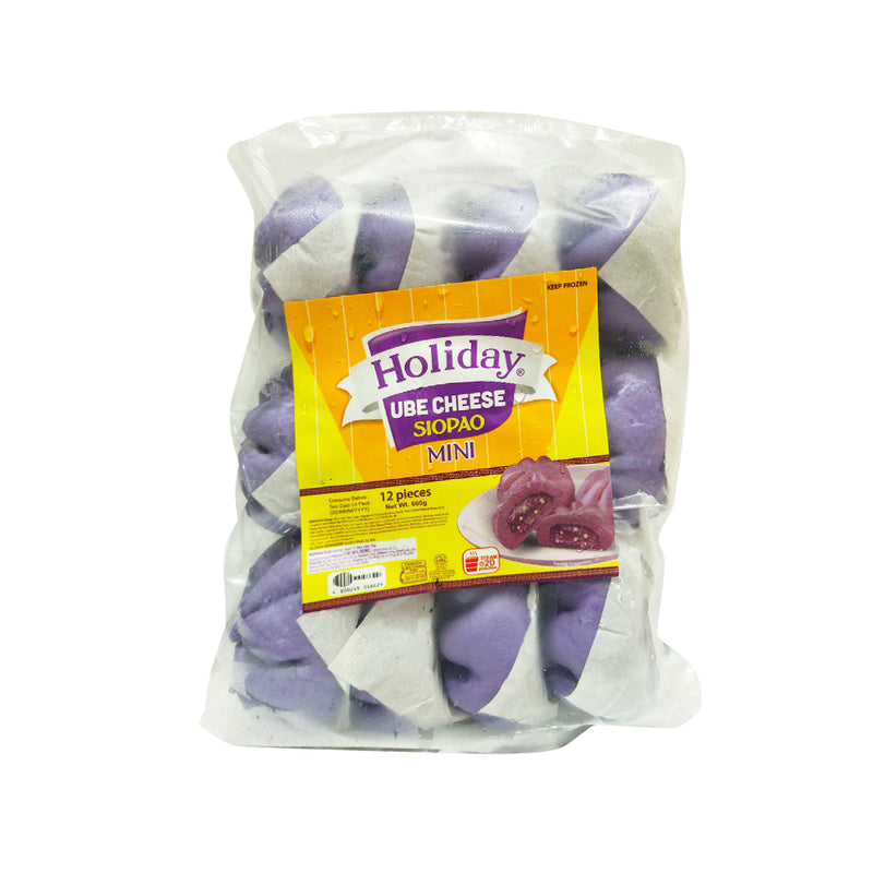 Holiday Siopao Mini Ube Cheese 12's