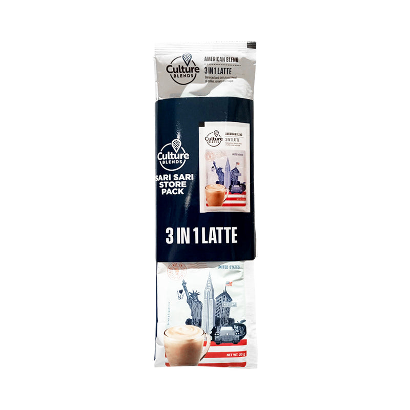 Culture Blends American Blend 3 in 1 Latte Strips 20g x 10's