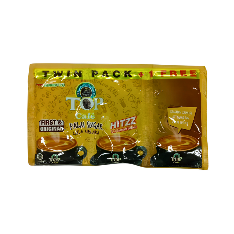 Top Cafe Palm Sugar 22g Twin Pack + 1