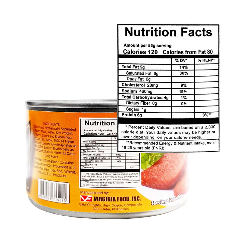 Virginia Chicken Luncheon Meat 395g