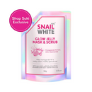 Snail White Glow Jelly Mask And Scrub 50g