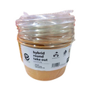 Eco Hybrid Round With Plastic Lid 500ml x 10's