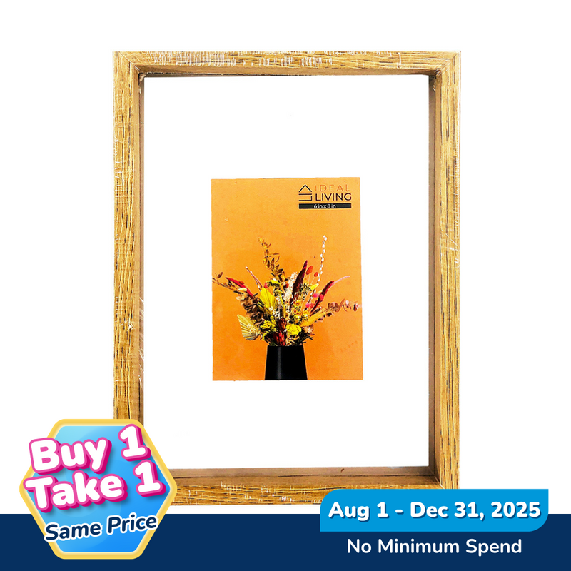 Ideal Living Double Sided Glass Frame 6 x 8in