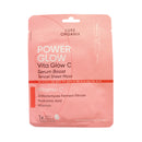 Luxe Organix Power Glow Serum Boost Tencel Sheet Mask 25ml