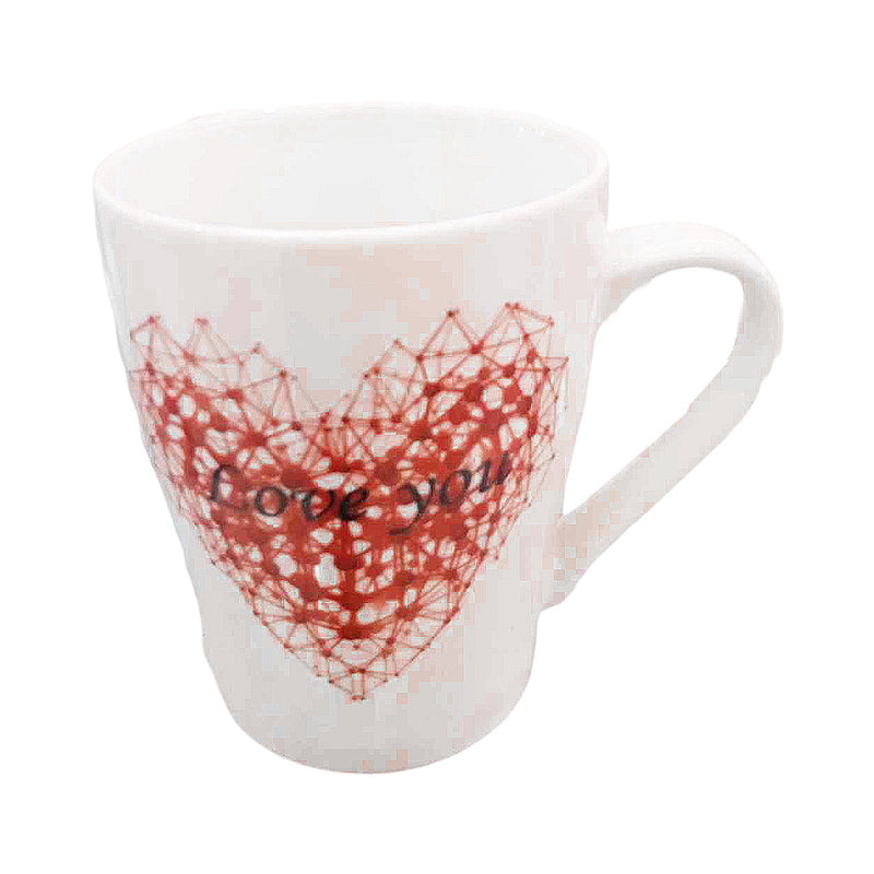 Ideal Living Printed Mug White