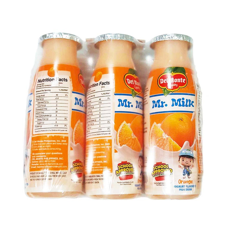 Del Monte Mr. Milk Yoghurt 80ml x 6's