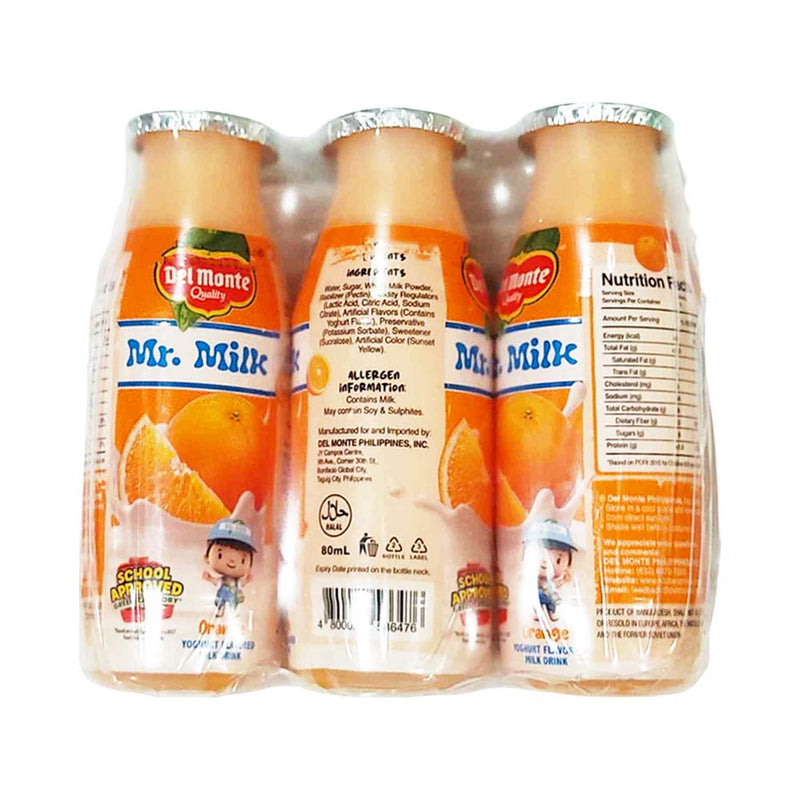 Del Monte Mr. Milk Yoghurt 80ml x 6's