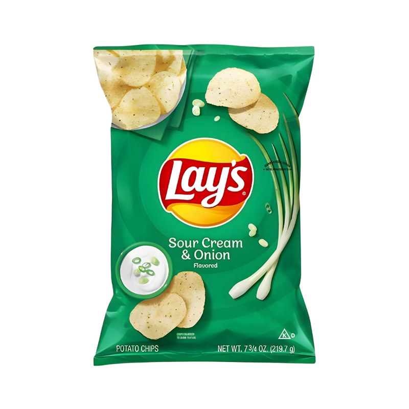 Lay's Potato Chips Sour Cream And Onion 170g