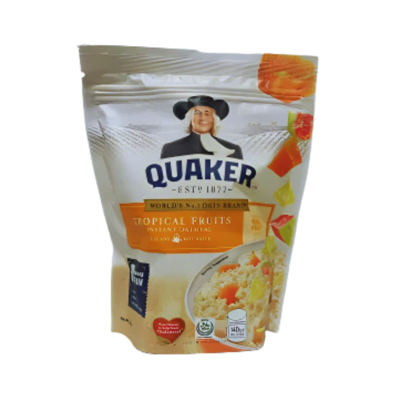 Quaker Fio Tropical Fruits Instant Oatmeal 350g