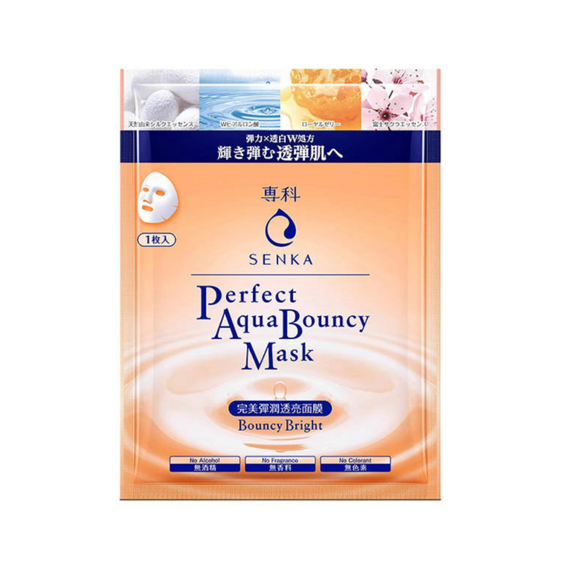 Senka Perfect Aqua Bouncy Bright Mask