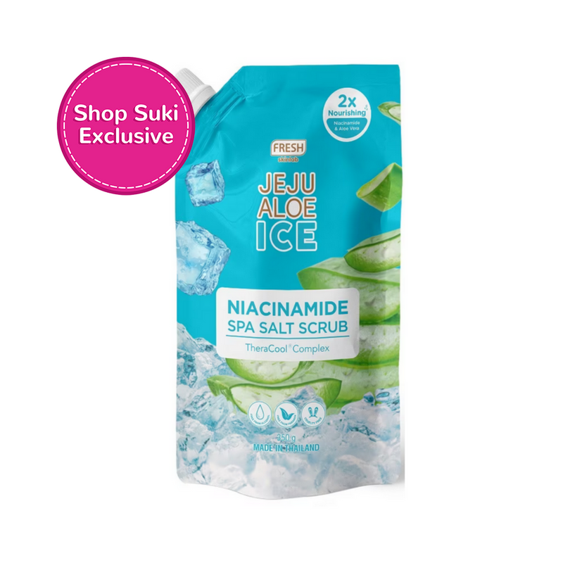 Fresh Skinlab Jeju Aloe Ice Niacinamide Spa Salt Scrub 350g