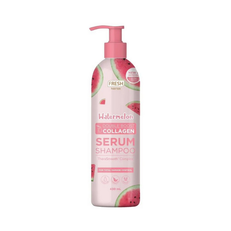 Fresh Hairlab Watermelon Double Boost Collagen Serum Shampoo 430ml