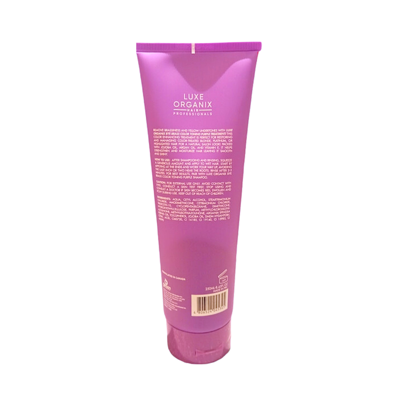 Luxe Organix Bye Brass Purple Conditioner 210ml