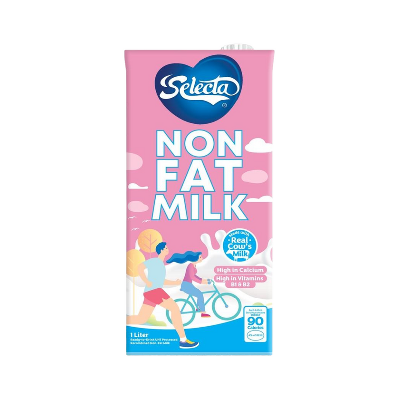 Selecta Non Fat Milk 1L