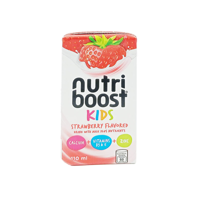 Nutriboost Milk + Juice Drink Strawberry 110ml
