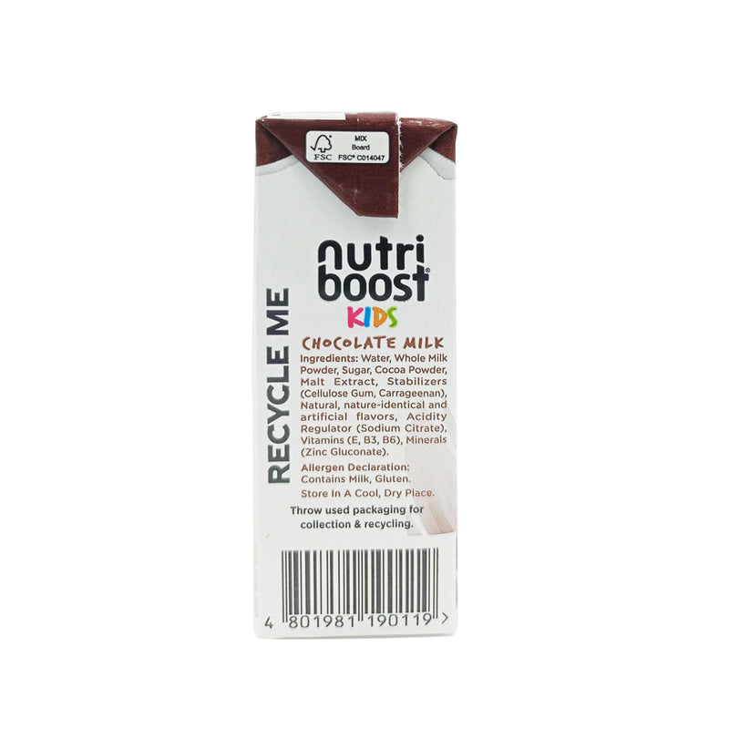 Nutriboost Milk + Juice Drink Chocolate 110ml