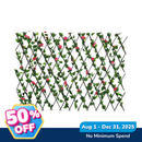 Ideal Living Wooden Fence With Flower 1.2m