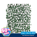 Ideal Living Wooden Fence With Leaves 1.2m