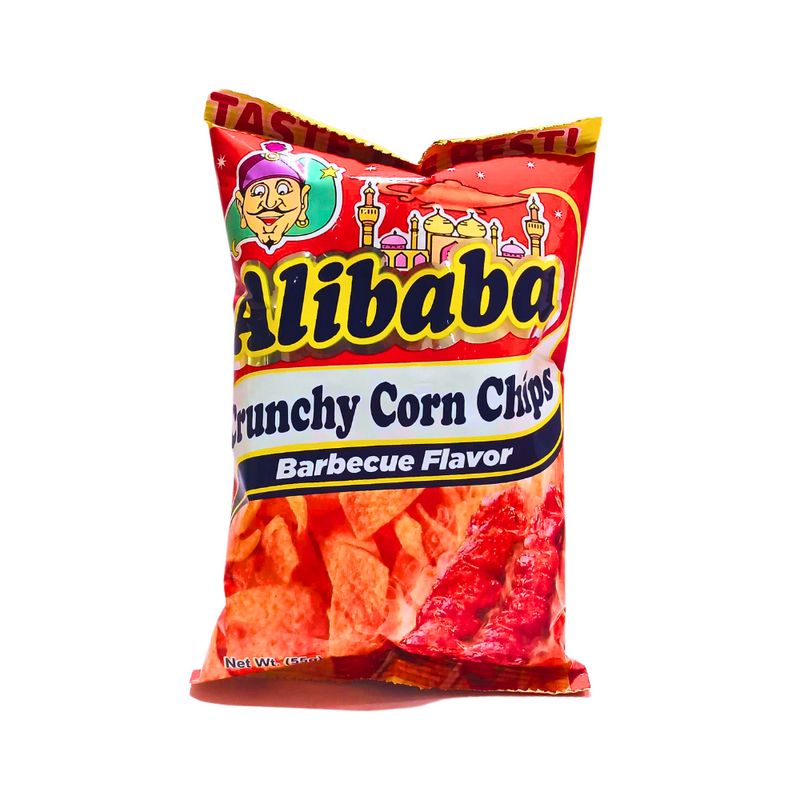 Alibaba Crunchy Corn Chips Barbecue 55g