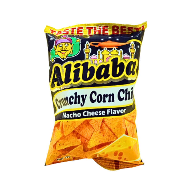 Alibaba Crunchy Corn Chips Nacho Cheese 55g