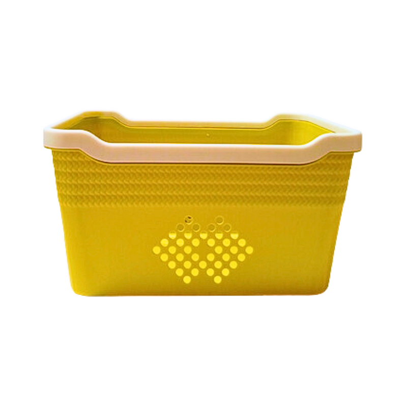 Ideal Living Storage Basket Yellow