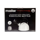 Masflex Stainless Steel Whistling Kettle 2.5L