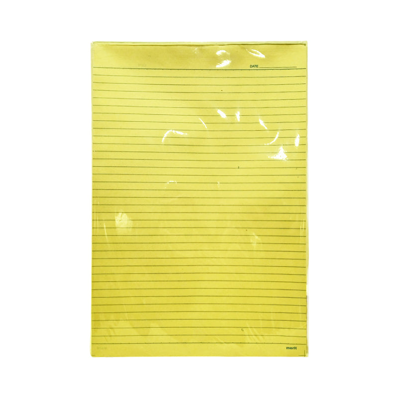 Merit F4 Yellow Pad Legal 80 Leaves
