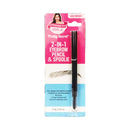Pretty Secret 2-in-1 Eyebrow Pencil And Spoolie Ash Brown 0.3g