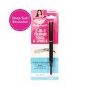 Pretty Secret 2-in-1 Eyebrow Pencil And Spoolie Ash Brown 0.3g