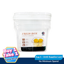 Ideal Living Square Food Keeper 1050ml x 3's