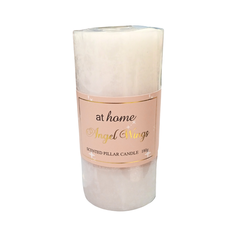 At Home Wisdom Pillar Candle 2X4 Cream