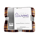 Ideal Living Checkered Fleece Blanket Assorted 1.5m x 2m