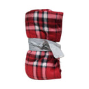 Ideal Living Checkered Fleece Blanket 1.8m x 2m