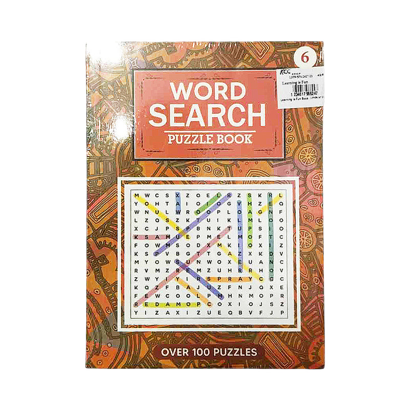 Learning Is Fun Word Search Puzzle Book 6