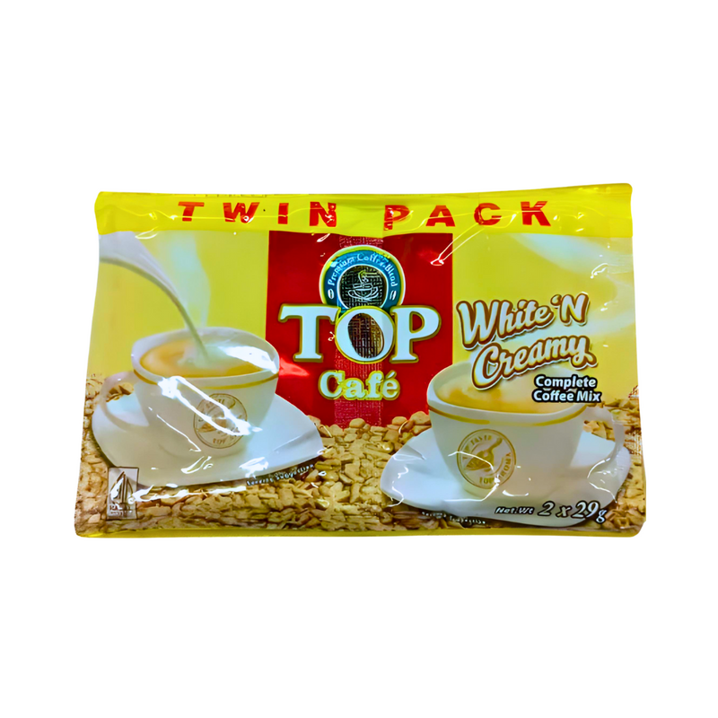 Top Cafe White 'N Creamy Coffee Mix Twin Pack 29g x 2’s