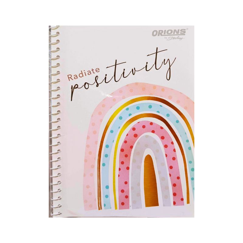 Orions Spiral Notebook Rainbow Quotes 80 Leaves