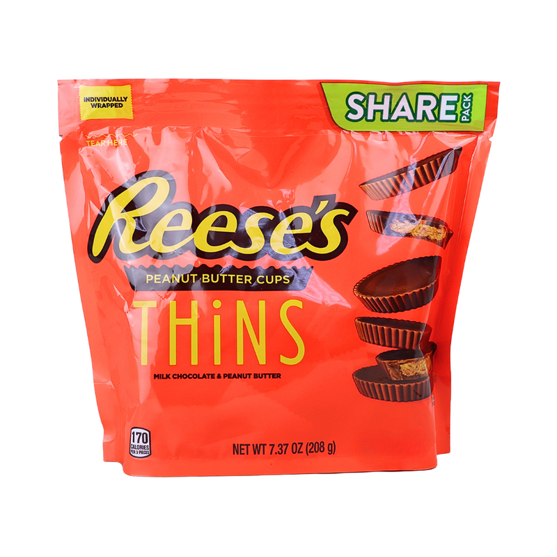 Hershey's Reeses Peanut Butter Cups Thins 208g