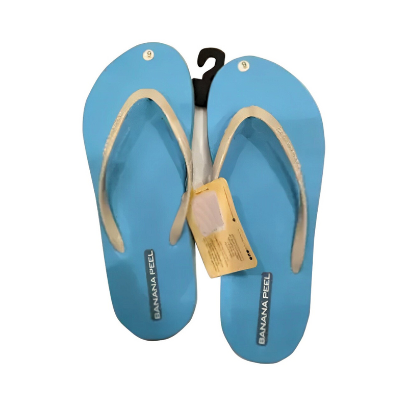 Banana Peel Ladies Flipflops Steel Blue 9