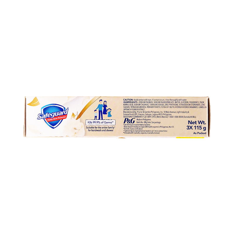Safeguard Soap White Camellia Large Trio Pack 115g x 3's