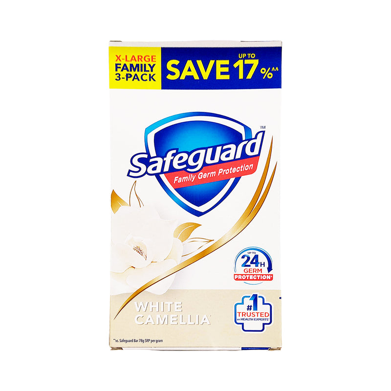 Safeguard Soap White Camellia XLarge Trio Pack 160g x 3's
