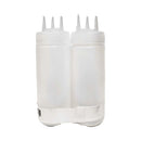 Masflex Squeeze Bottle With 3 Nozzles 2 In 1 12oz