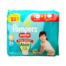 Pampers Pants Rash Shield Lotion With Aloe XL 26's
