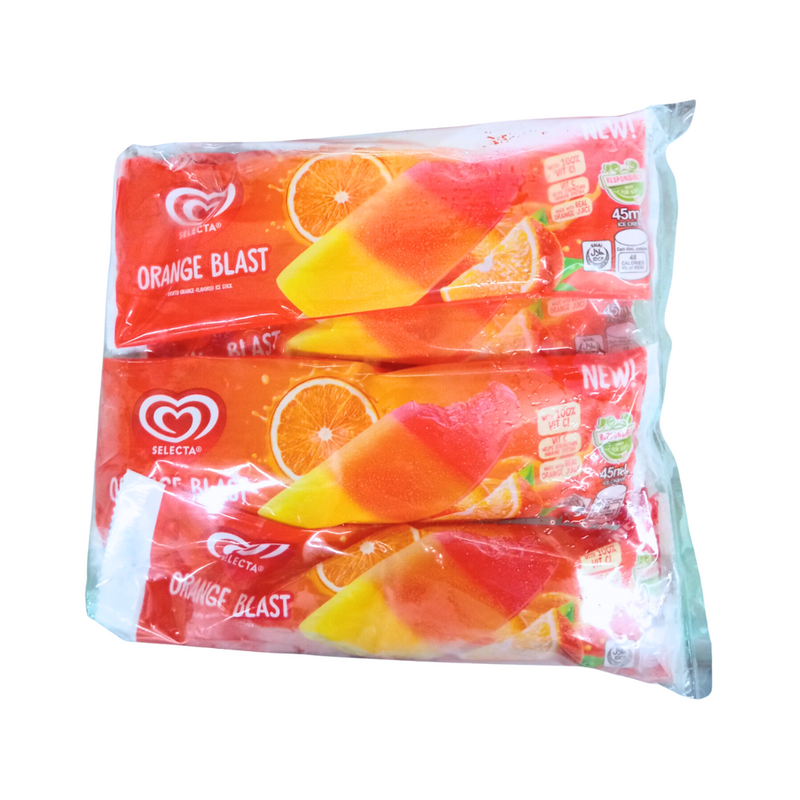 Selecta Ooh Orange Blast Ice Cream Stick 45ml x 6'